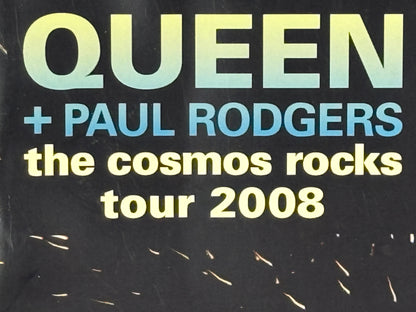 Queen + Paul Rodgers “The Cosmos Rocks Tour 2008” – Dual Autographed Tour Program – COA Included