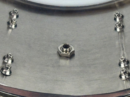 Brand new ddrum Vintone 7.5 x 14 Nickel Over Brass Snare drum