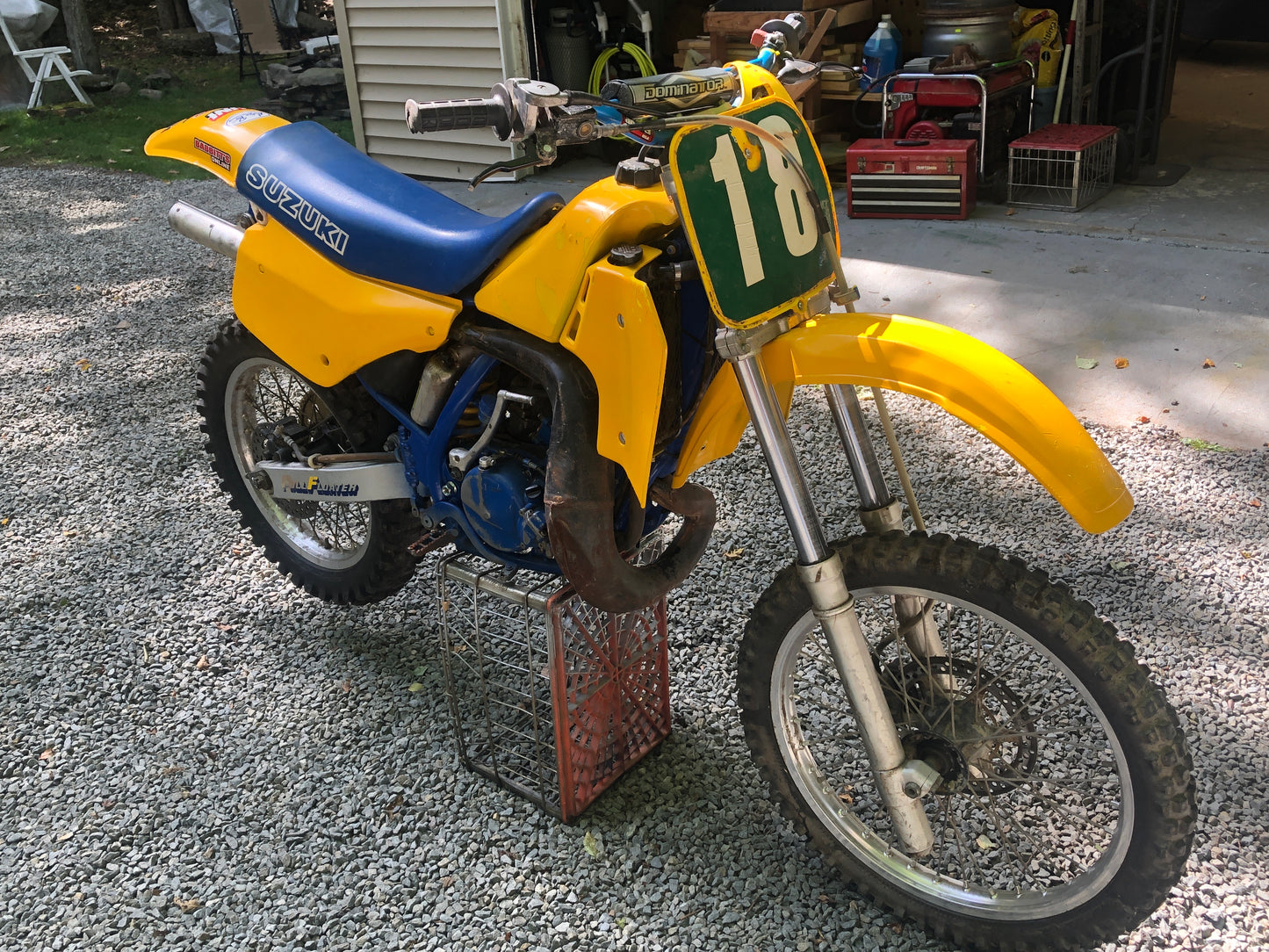 🏁 1987 Suzuki RM250 – Vintage Two-Stroke Motocross Icon