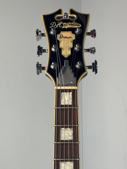 D’Angelico Premier USA DC Semi-Hollow – Black – Original Case – 2017