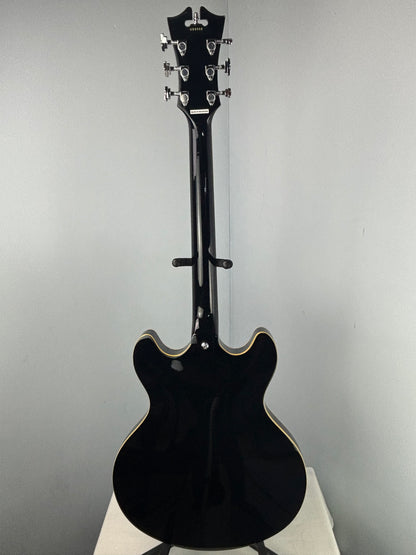 D’Angelico Premier USA DC Semi-Hollow – Black – Original Case – 2017