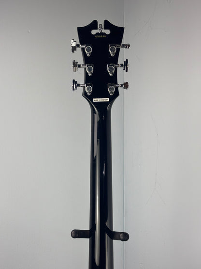 D’Angelico Premier USA DC Semi-Hollow – Black – Original Case – 2017