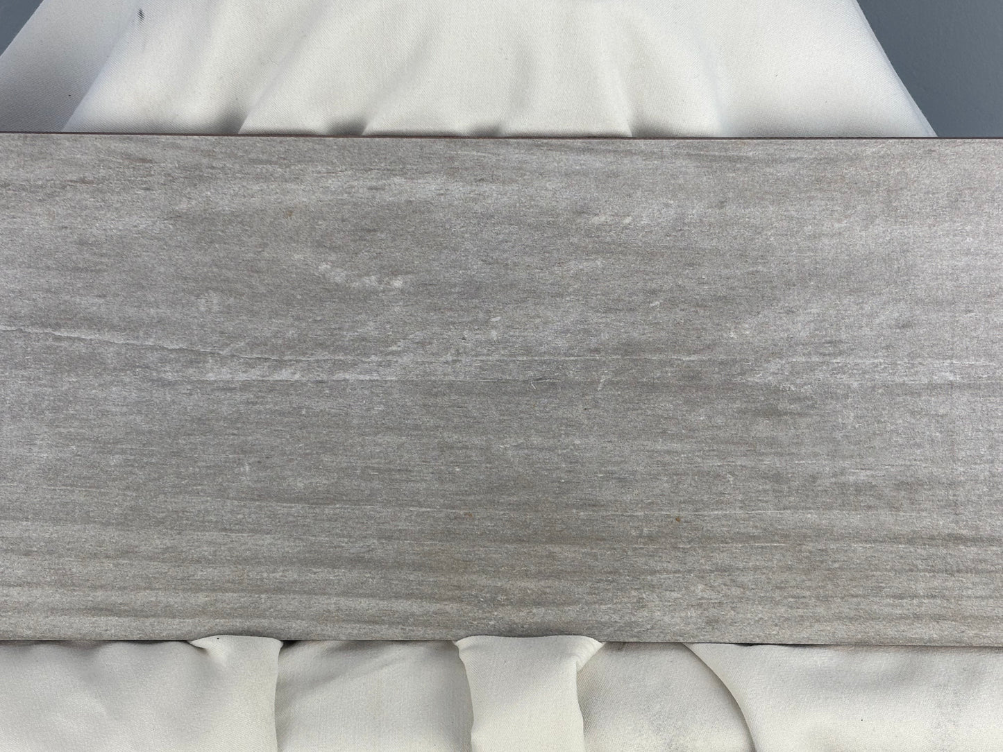 Tesany Acadia Grey 8" x 24" Ceramic Tile — Wood-Look Plank
