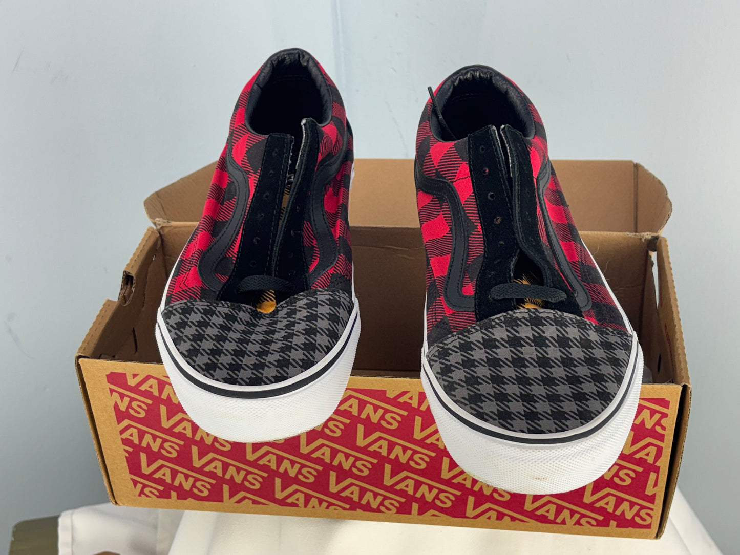 Vans Old Skool – Plaid & Houndstooth – Original Box