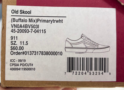 Vans Old Skool – Plaid & Houndstooth – Original Box