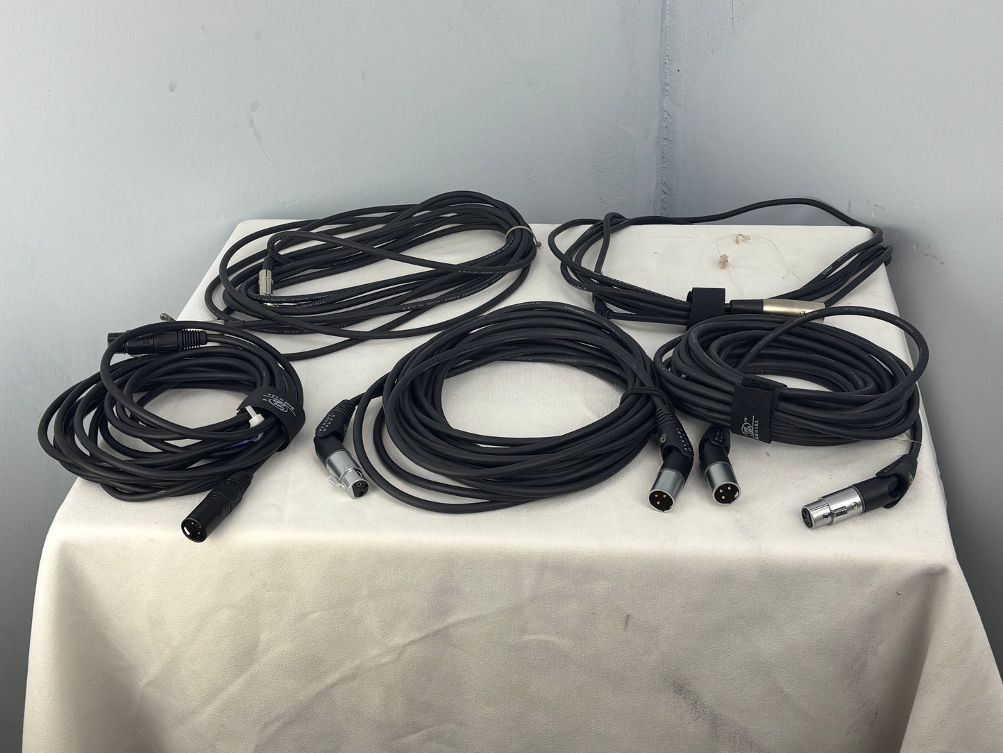 Pro Audio Cable Lot – Planet Waves/D’Addario + Assorted XLR & 1/4” Cables (Multiple Lengths)