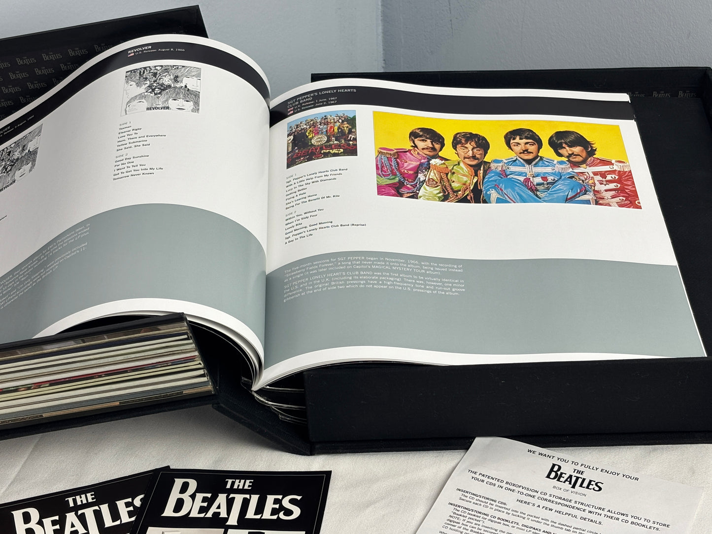 Beatles The Beatles “Box of Vision” Collector Set – COMPLETE w/ Book & CDs