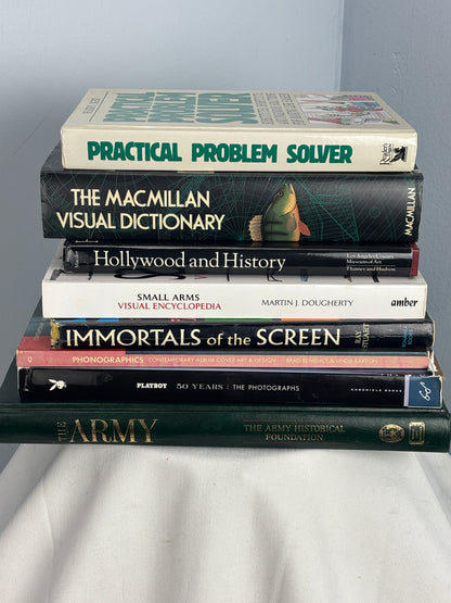 📚✨ Coffee Table Book Collection + Signed Playboy Photo – Pop Culture / Art / History Lot ✨📸