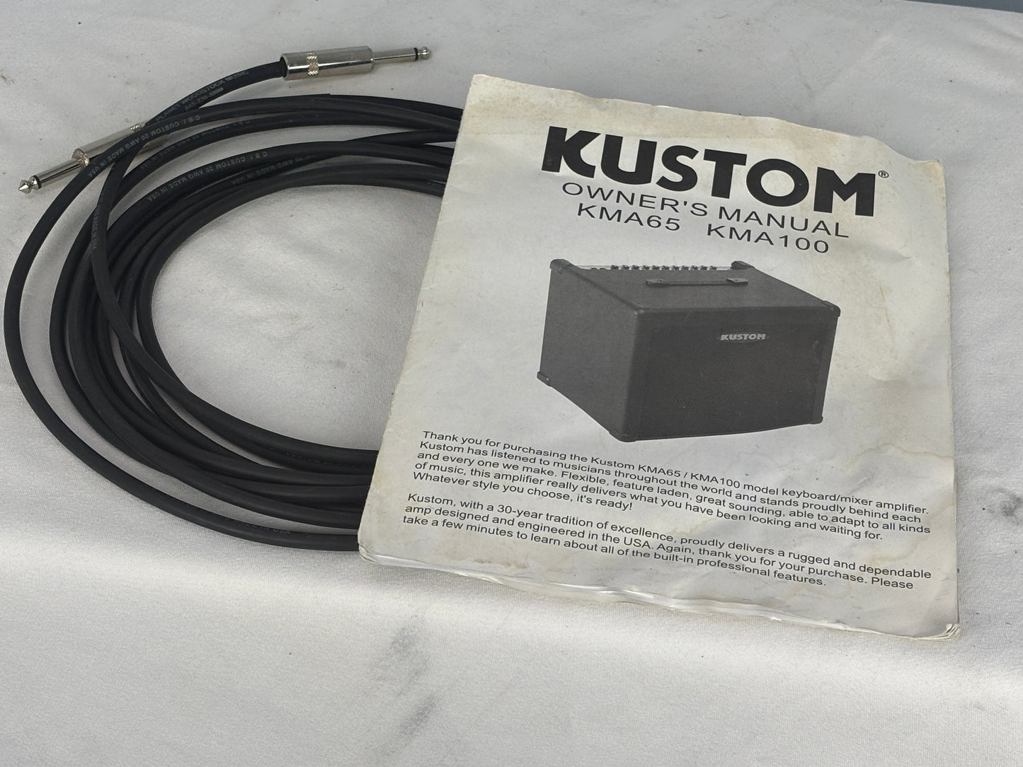 Kustom KMA100 Keyboard / Mixer Amplifier – 100W – Celestion Speaker – Multi-Input PA Style Amp