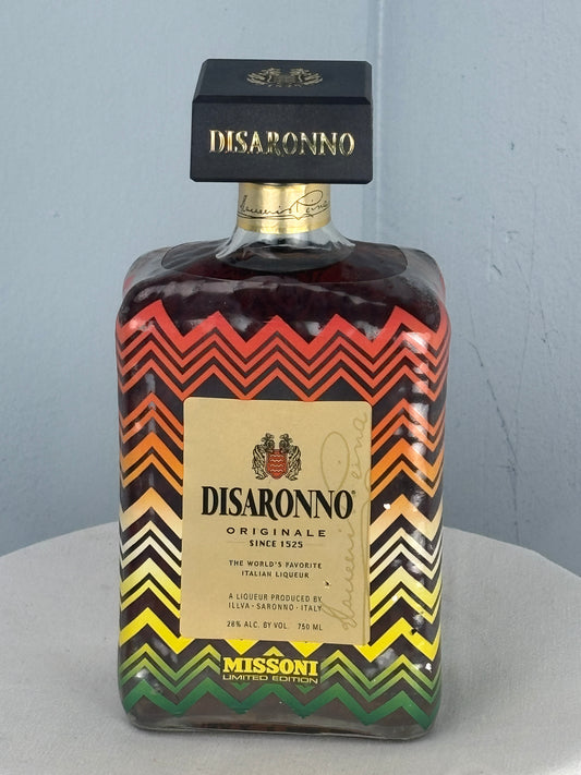 Disaronno Originale Missoni Limited Edition Bottle – Sealed – Italian Designer Collectible
