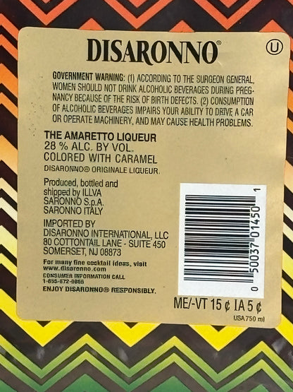 Disaronno Originale Missoni Limited Edition Bottle – Sealed – Italian Designer Collectible