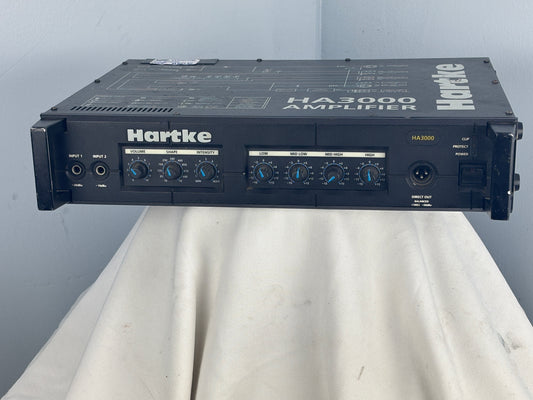 Hartke HA3000 Bass Amplifier Head – 300W Rackmount – Solid Performer