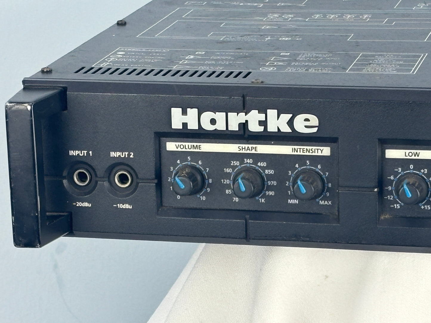 Hartke HA3000 Bass Amplifier Head – 300W Rackmount – Solid Performer