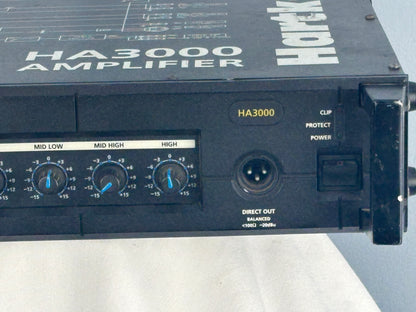 Hartke HA3000 Bass Amplifier Head – 300W Rackmount – Solid Performer