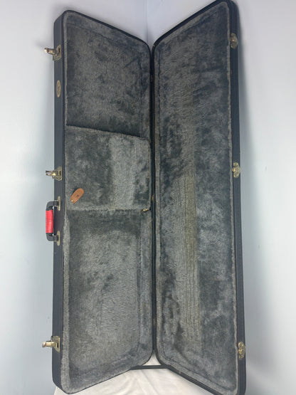 TKL Hard Shell Guitar Case – ES-335 / Gibson Midtown Style – Black w/ Gray Plush Interior