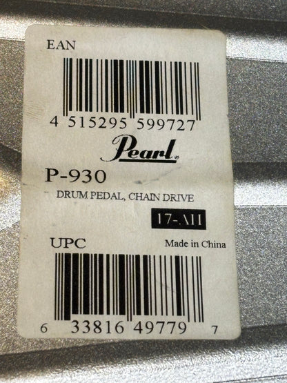 Pearl Export Series Drum Kit – White Wrap – Taiwan Era – Shell Pack + Pedal + Cases