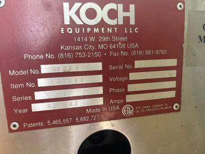 Koch Ultravac UV250 Commercial Chamber Vacuum Sealer – Made in USA (2001)