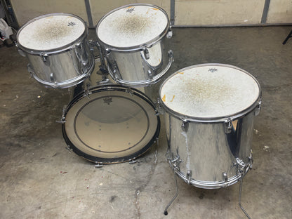 Ludwig Rockers USA 4-Piece Drum Shell Pack – Mirror Chrome Finish