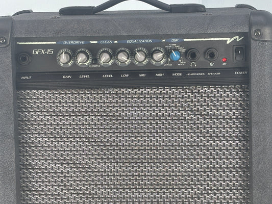 Crate GFX-15 12-Watt 1x8" Guitar Practice Amp with DSP Effects 2000s - Black