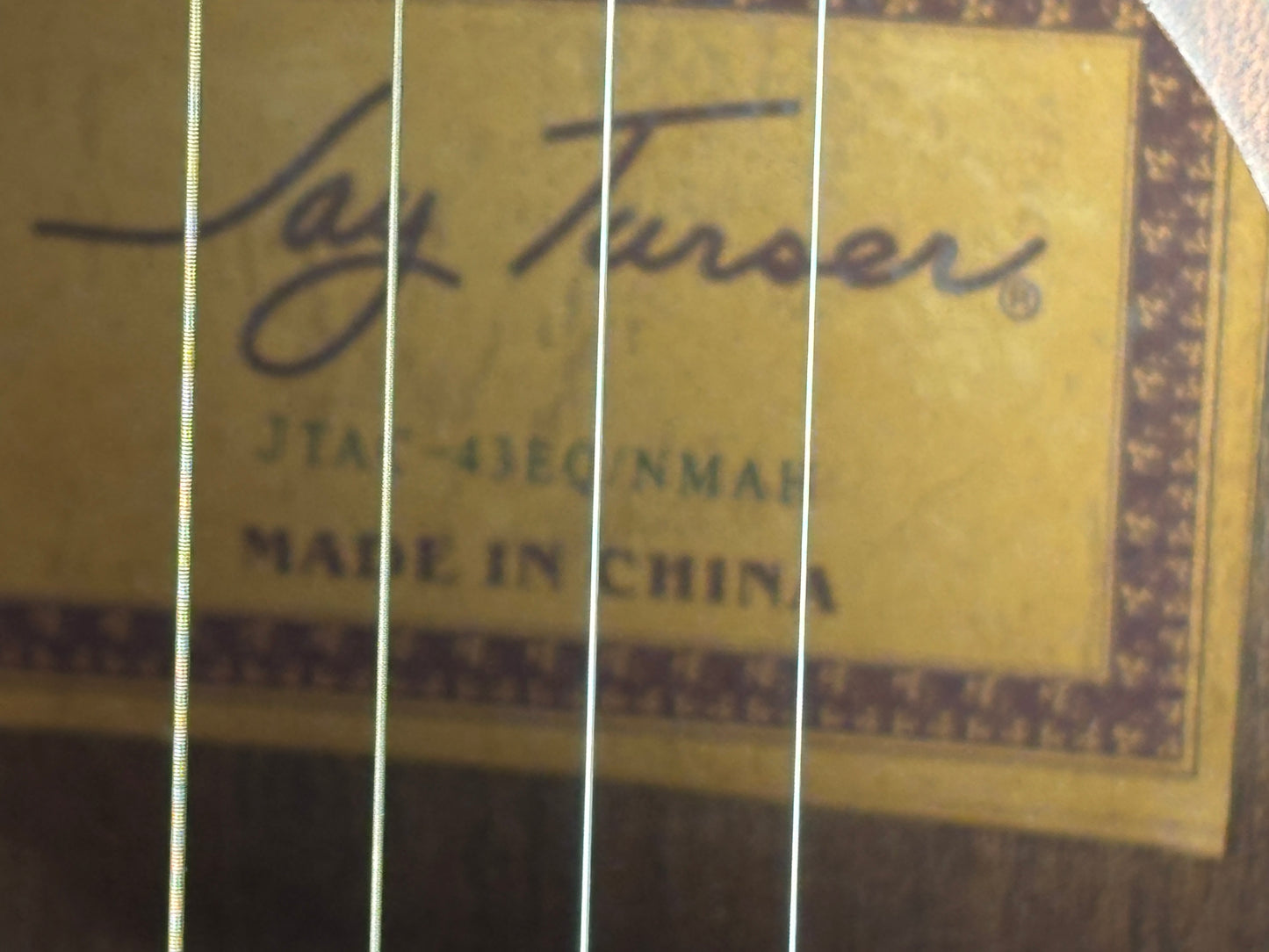 Jay Turser JTAC-50EQ Acoustic-Electric Cutaway Guitar w/ Brand New Great Divide Gig Bag