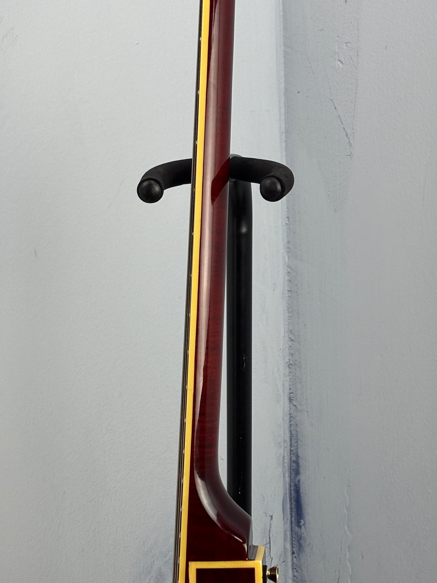 Jay Turser Hollow Body Electric Bass Guitar w/ Hardshell Case – Tobacco Sunburst