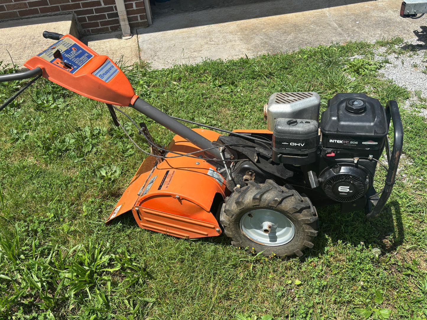 Husqvarna 600 CRT Rear-Tine Tiller – Made in USA – Fresh Engine Oil – $595