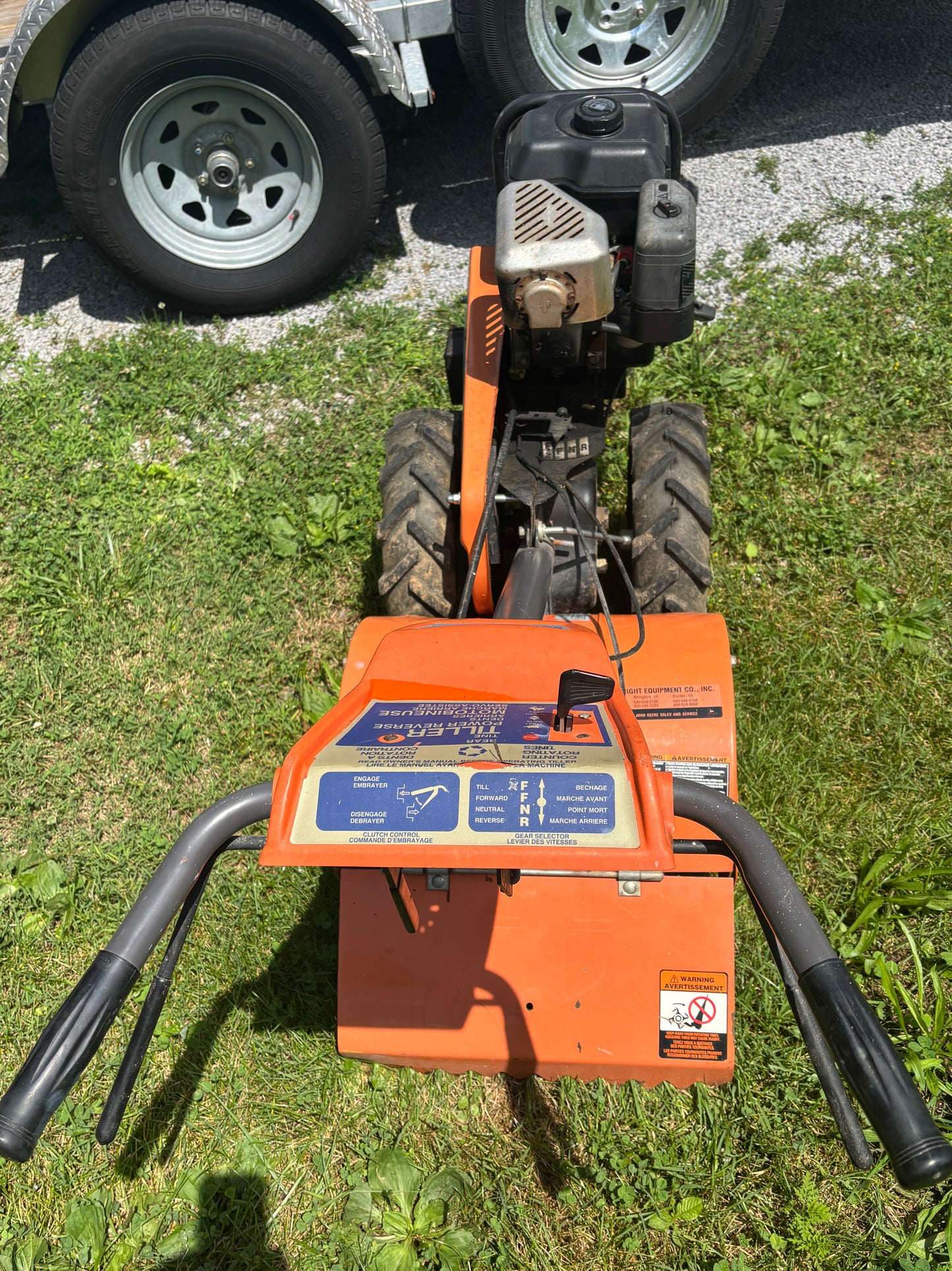 Husqvarna 600 CRT Rear-Tine Tiller – Made in USA – Fresh Engine Oil – $595