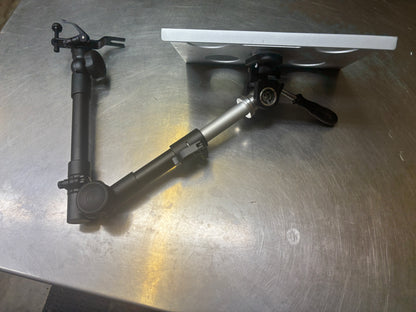 ONYX Heavy-Duty Adjustable Laptop / Monitor Mount with 12.5" x 9.25" Equipment Tray