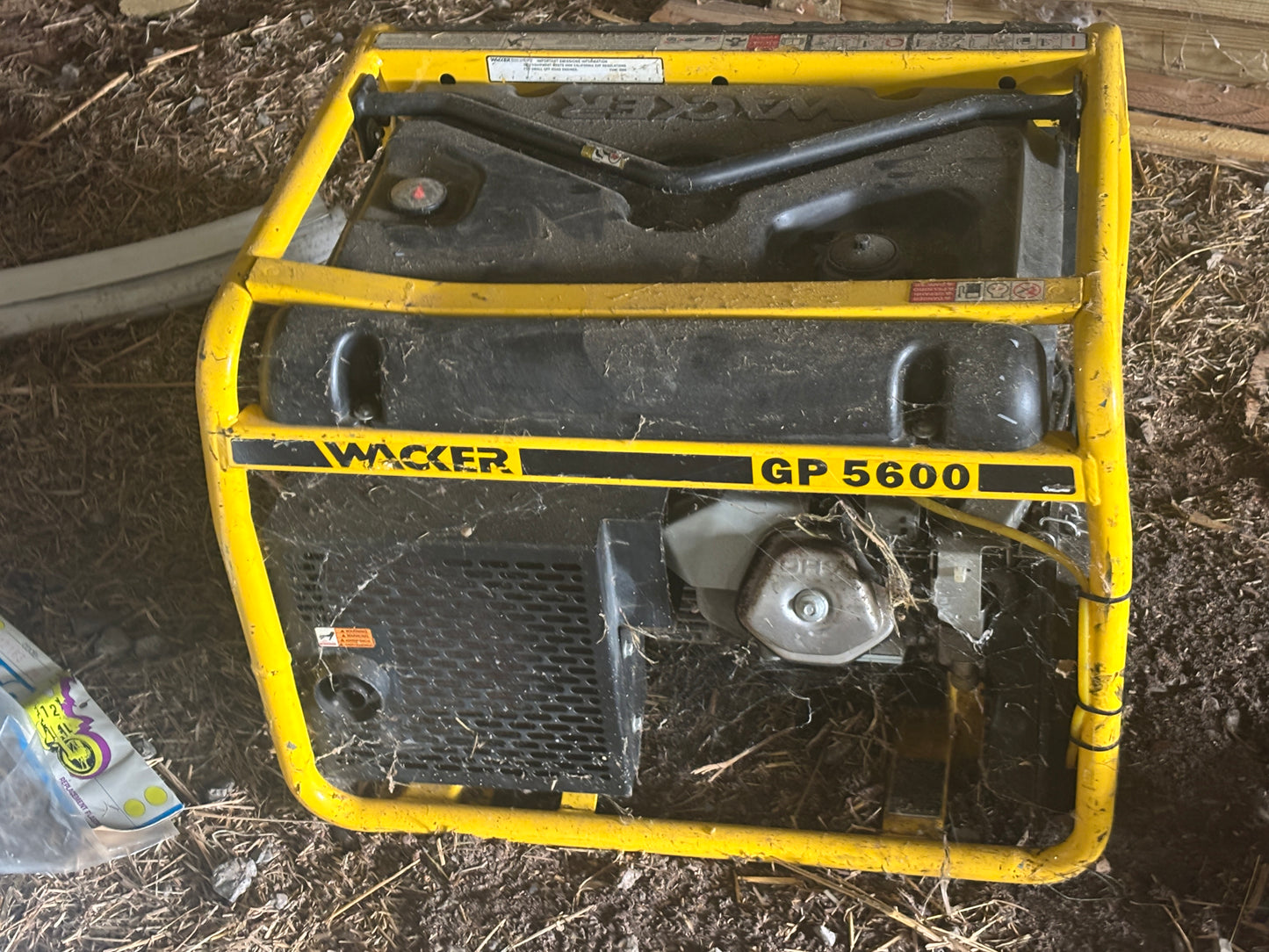 Wacker GP5600 Commercial Portable Generator – Honda GX340 11HP Engine