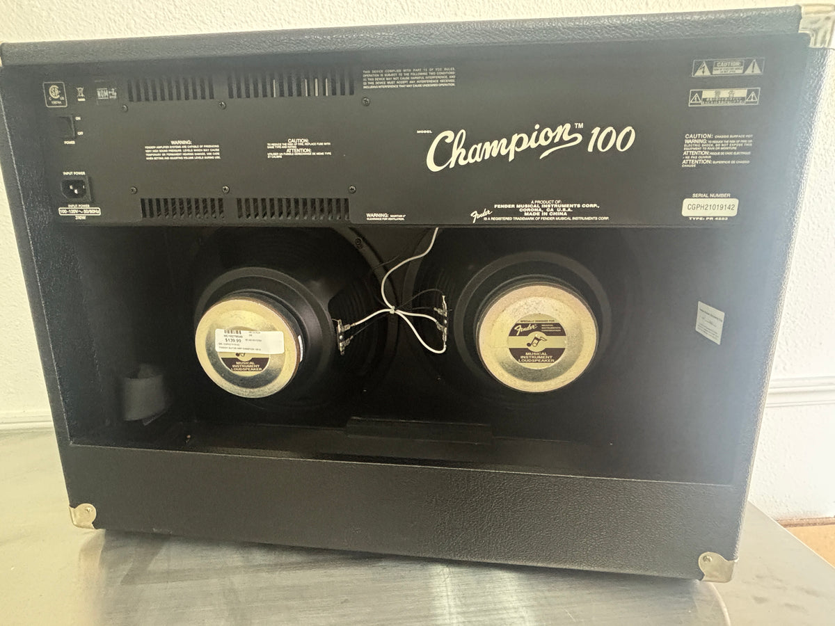 Fender Champion 100 2x12 Guitar Amplifier – Fully Tested, Very Clean
