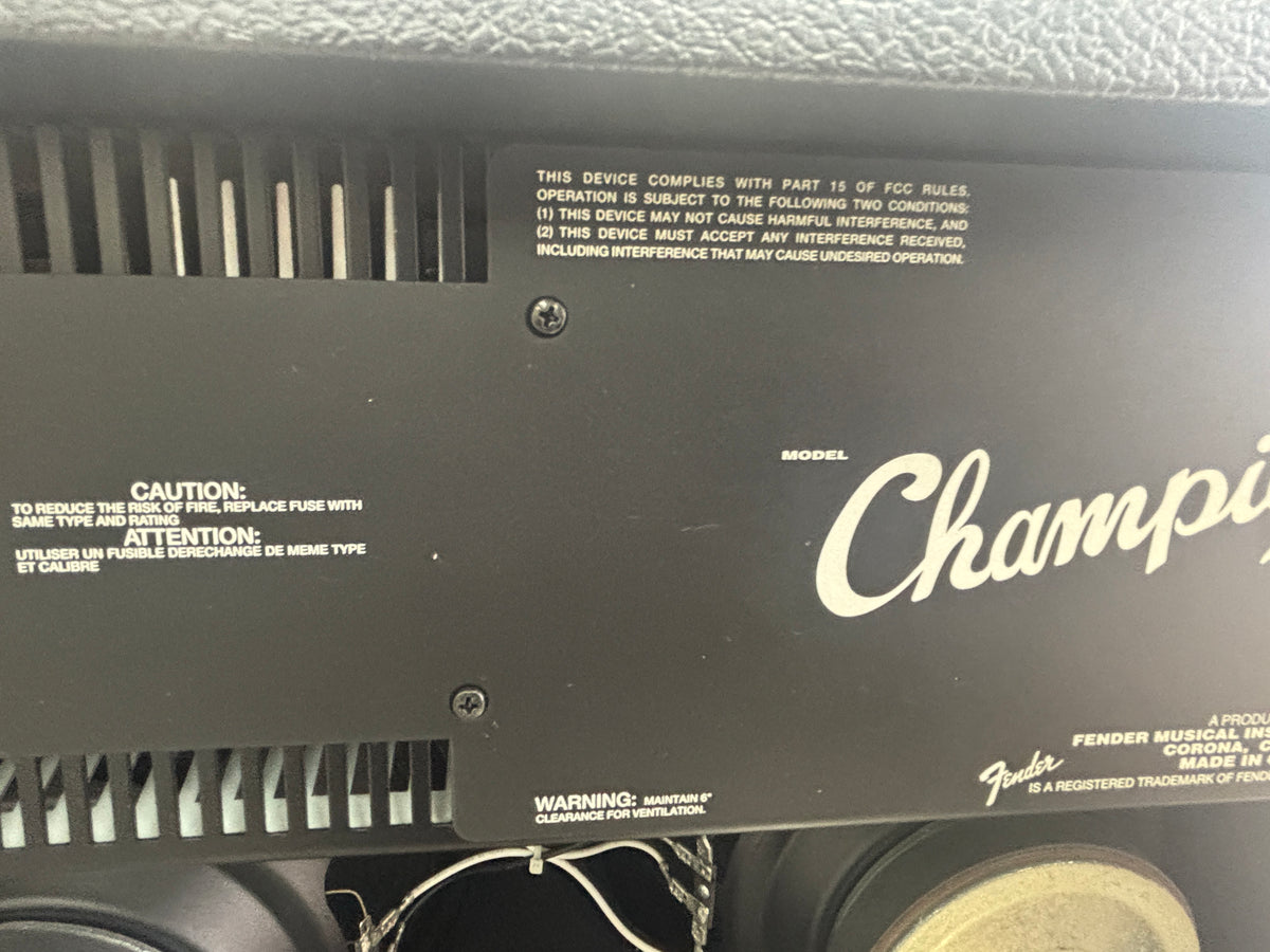 Fender Champion 100 2x12 Guitar Amplifier – Fully Tested, Very Clean