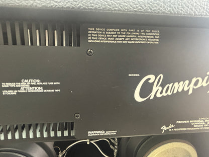 Fender Champion 100 2x12 Guitar Amplifier – Fully Tested, Very Clean